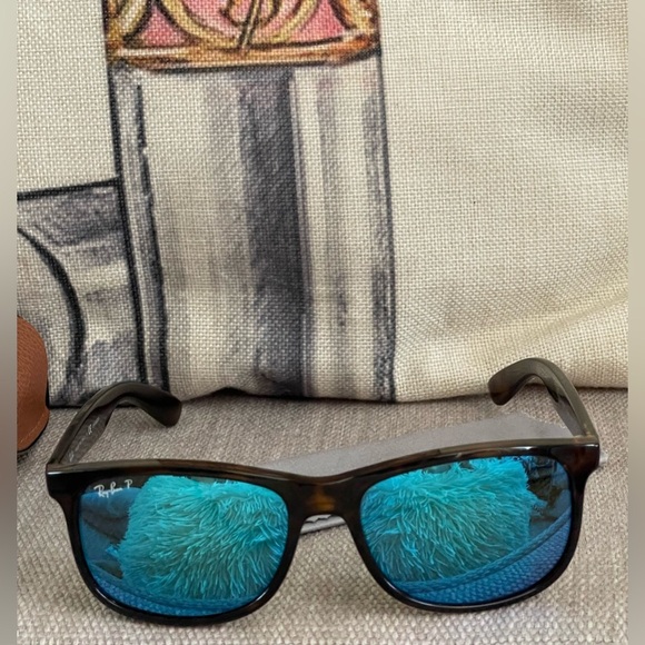 ⭐️COA⭐️RAY-BAN Polarized Sunglasses w/case & cloth~coolest Vintage frames - Picture 5 of 13